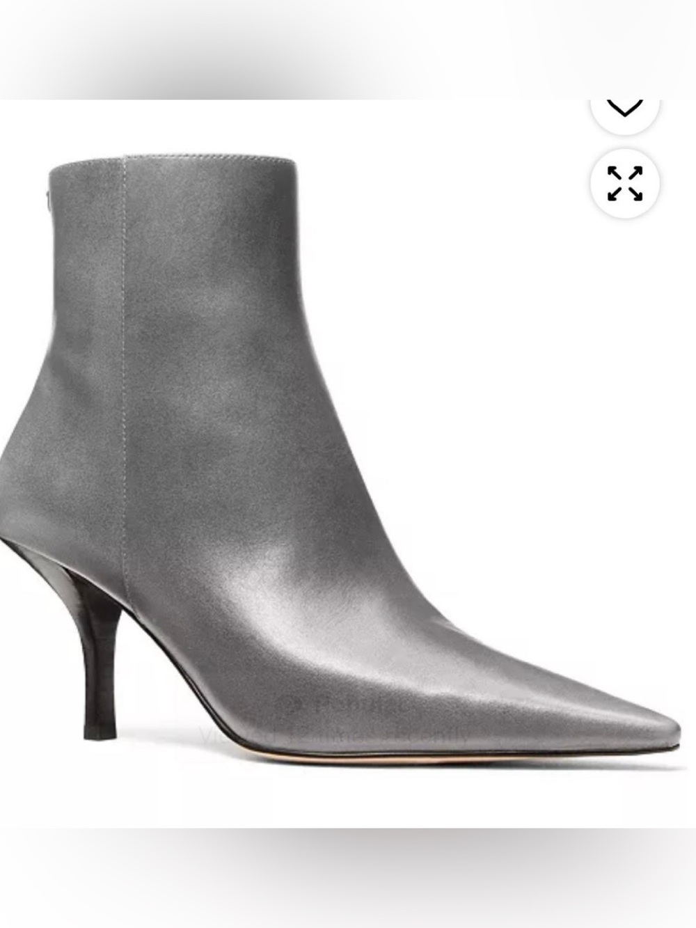 Michael kors selina Women's Black Pointed Toe Ankle Boots